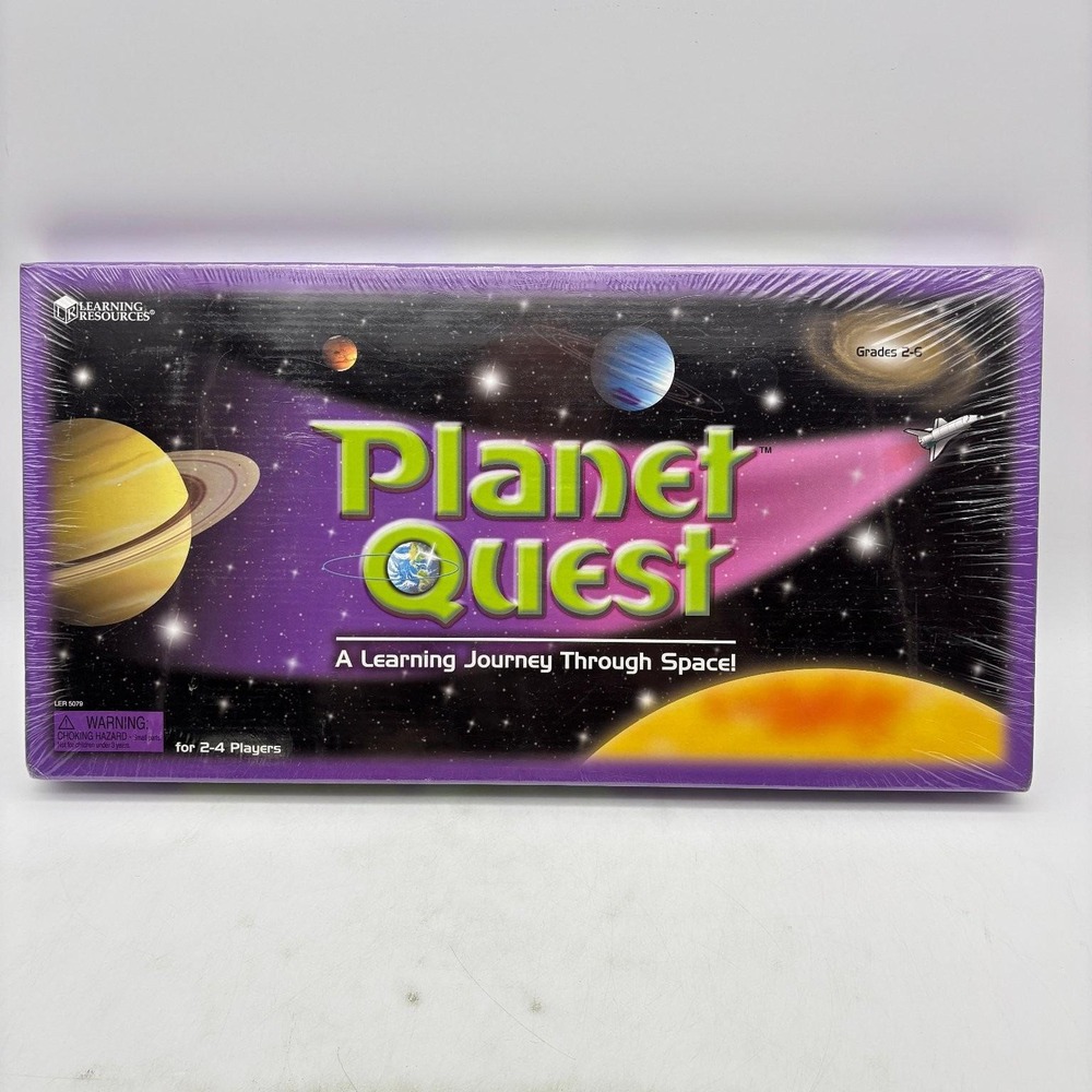 Planet Quest Board Game Learning Resources Space Astronomy Science NEW SEALED